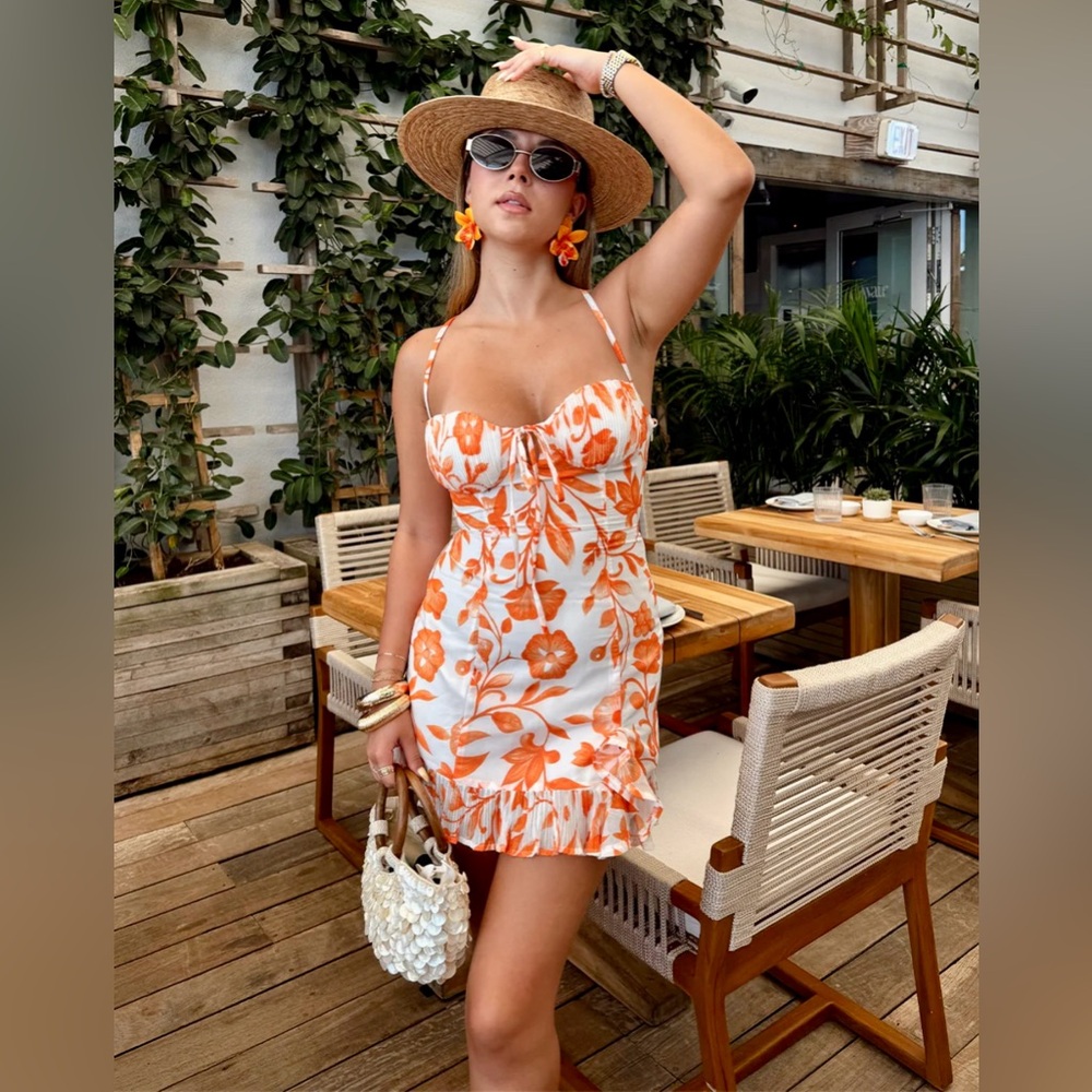 12th Tribe Belle Floral Mini Dress